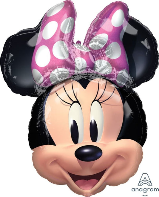 28" Minnie Mouse Head Balloon - Disney Character Balloon