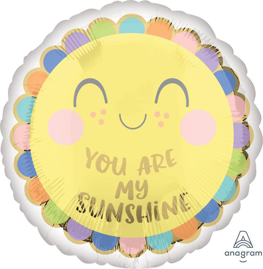 18" Sweet Baby Sunshine Mylar Balloon - Perfect for Baby Celebrations