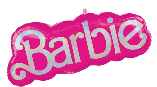 32" Pink Barbie Balloon - Fabulous Fashion Celebration