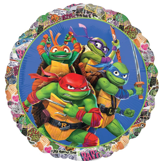 18" Teenage Mutant Ninja Turtles Mylar Balloon - TMNT Character Balloon