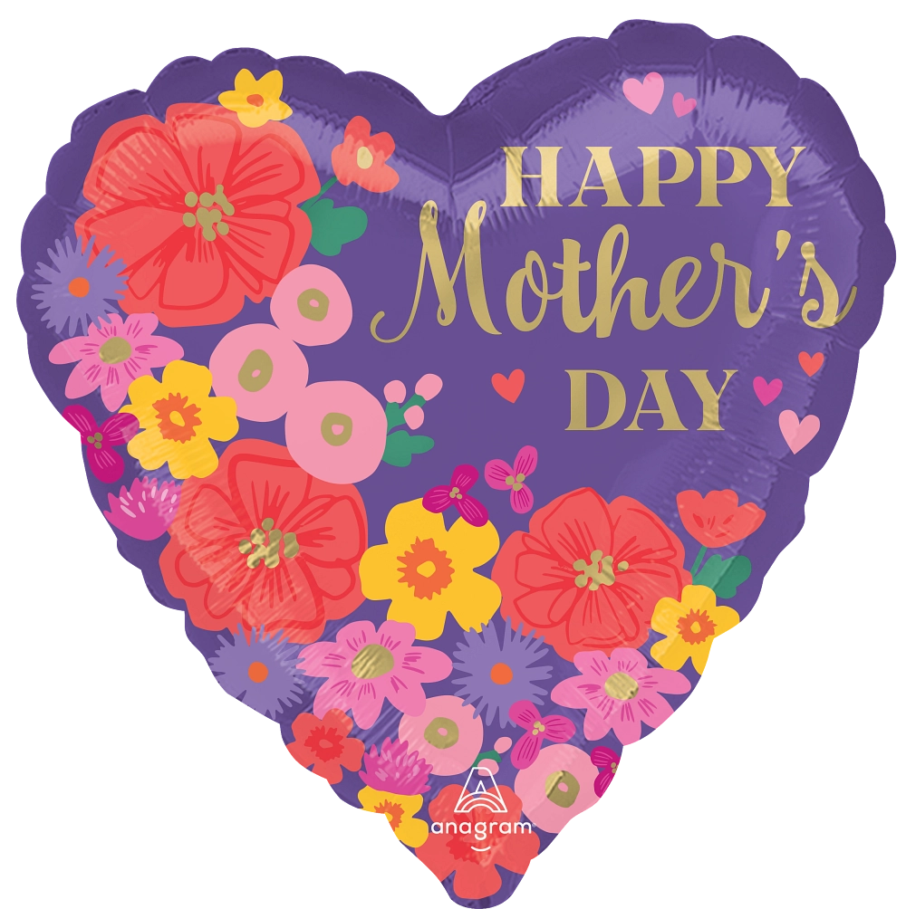 Heart Shaped Flower-Mother's Day Balloon