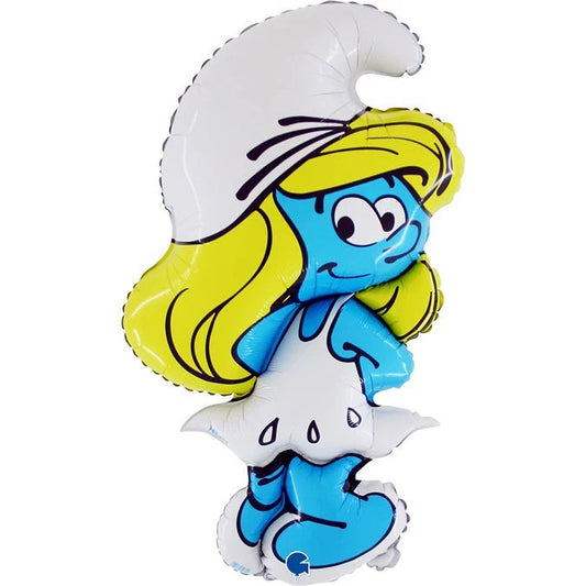 42" Smurfette Foil Balloon - Large Smurfs Character Balloon