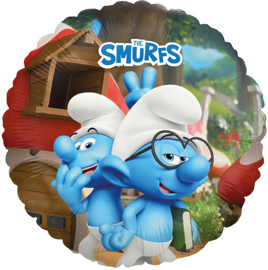 18" Smurfs Foil Balloon - Classic Blue Character Balloon